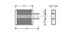 KIA 0K9A361A10 Heat Exchanger, interior heating